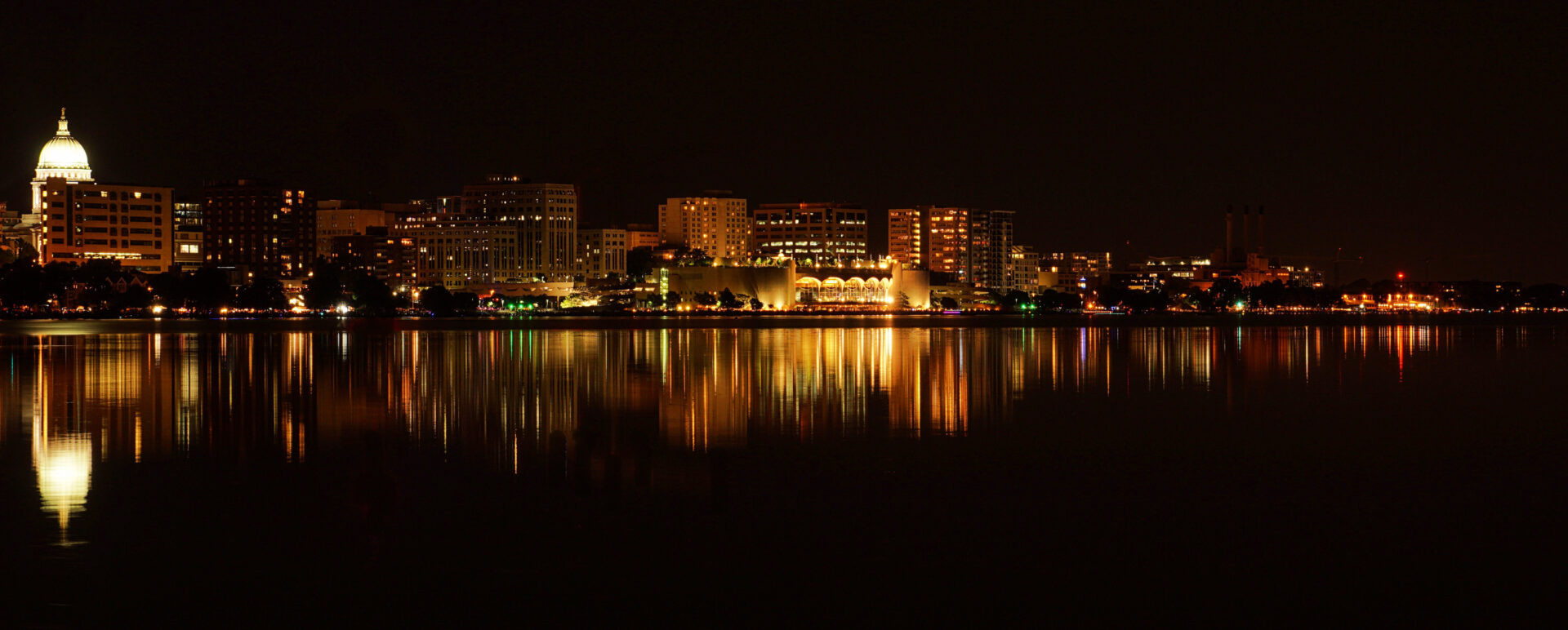 Madison, Wisconsin at night